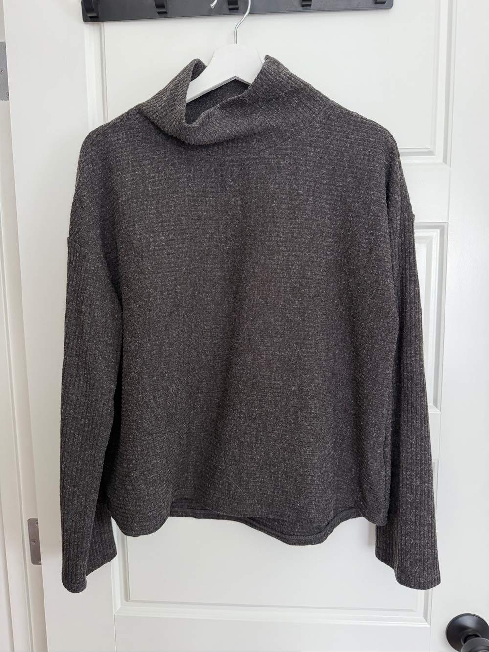 Gentle Fawn Charcoal Gray Turtleneck Sweater